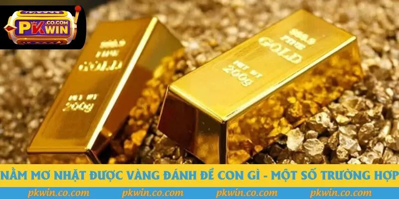 Nằm mơ nhặt được vàng đánh đề con gì - Một số trường hợp