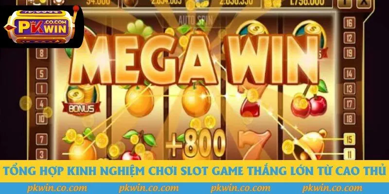 Tổng hợp kinh nghiệm chơi slot game thắng lớn từ cao thủ